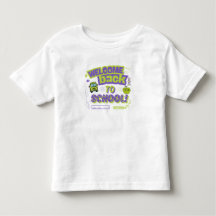 Cute Welcome Back To School Purple Green