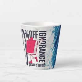 Cute Whimsical Reading Book Character Milchtasse