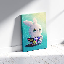 Cute Wildlife Of Spring Guardian: Bunny in Bloom