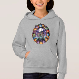 Cute Witch Creating Magical Moments With Toads Hoodie