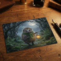 Cute Woodland Hedgehog Lantern | Thinking of You