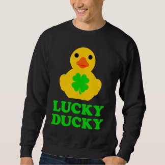 Cute Yellow Rubber Duck Four Leaf C St Patrick's D Sweatshirt
