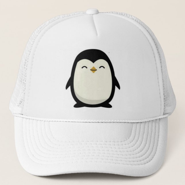 cutebabypenguin truckerkappe (Vorderseite)