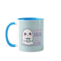 CuteGhost "Existenzielle Angst, aber süß" Tasse