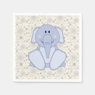 Cutelyn Baby Blue Elephant Serviette