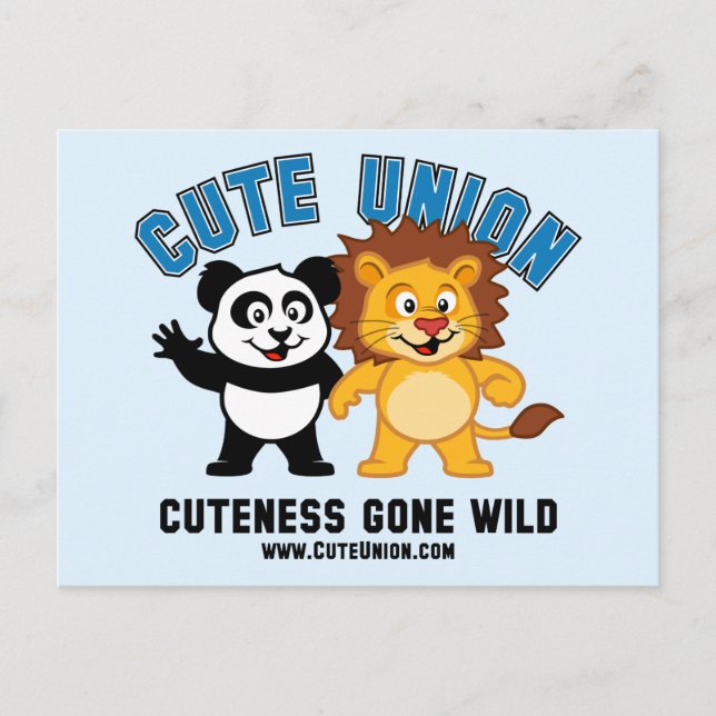 Cuteness Gone Wild Postkarte (Vorderseite)