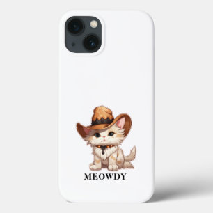 Cuteness Overload Meowdy Western Cat Case-Mate iPhone Hülle