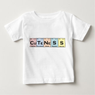 CuTeNeSS periodische Elemente Säugling T Baby T-shirt