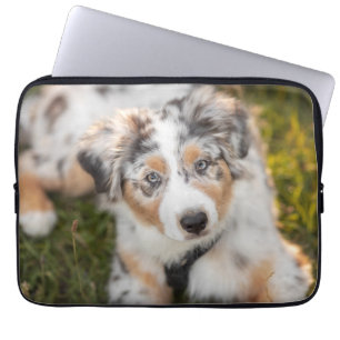 Cutest Baby Animals   Australian Shepherd Puppy Laptopschutzhülle