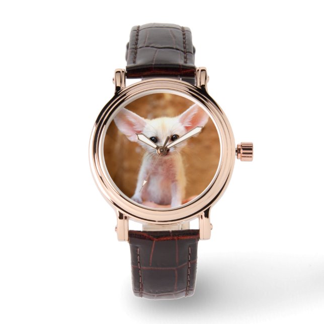 Cutest Baby Animals | Fennec Fox Armbanduhr (Vorderseite)