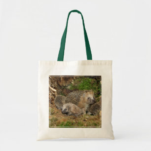 Cutest Baby Animals Hedgehog Family Tragetasche