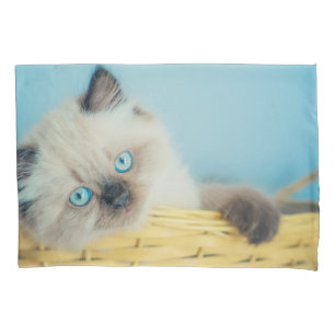 Cutest Baby Animals Himalayan Seal Point Cat Kissenbezug