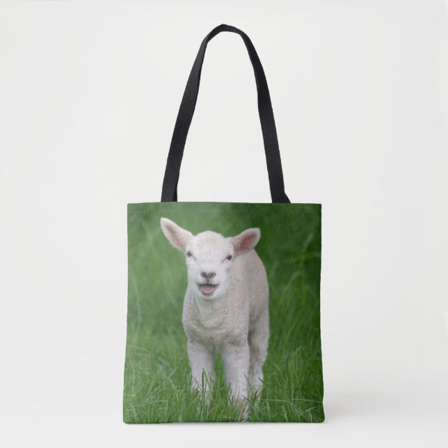 Cutest Baby Animals | Lil Lamb Tasche (Vorderseite)