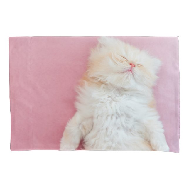 Cutest Baby Animals | Lovely Kitten Sleeping Kissenbezug (Vorderseite)