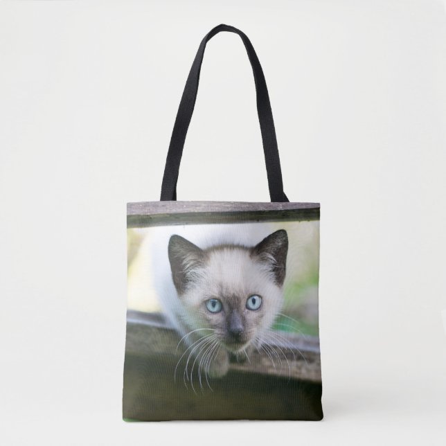 Cutest Baby Animals | Siamese Kitten Tasche (Vorderseite)