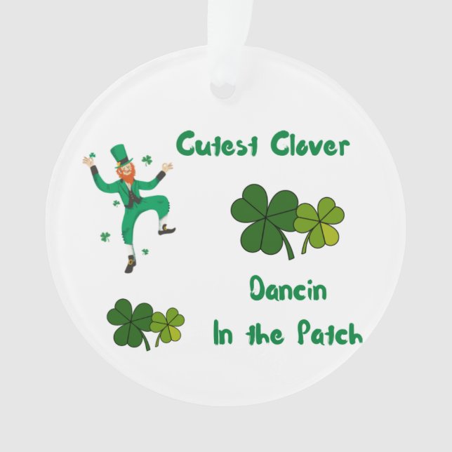 Cutest Clover Dancin dans le Patch sur un (devant)