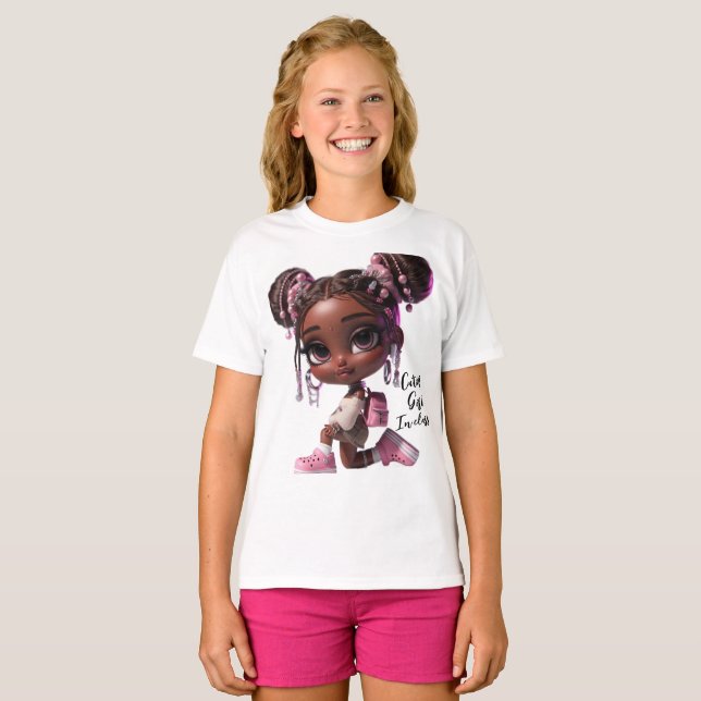 Cutest Girl In Class Kids T-Shirt (Vorne ganz)