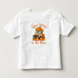 Cutest pumpkin in the patch kleinkind t-shirt