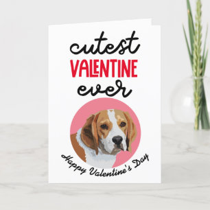 Cutest Valentine Ever ..une carte de votre Beagle