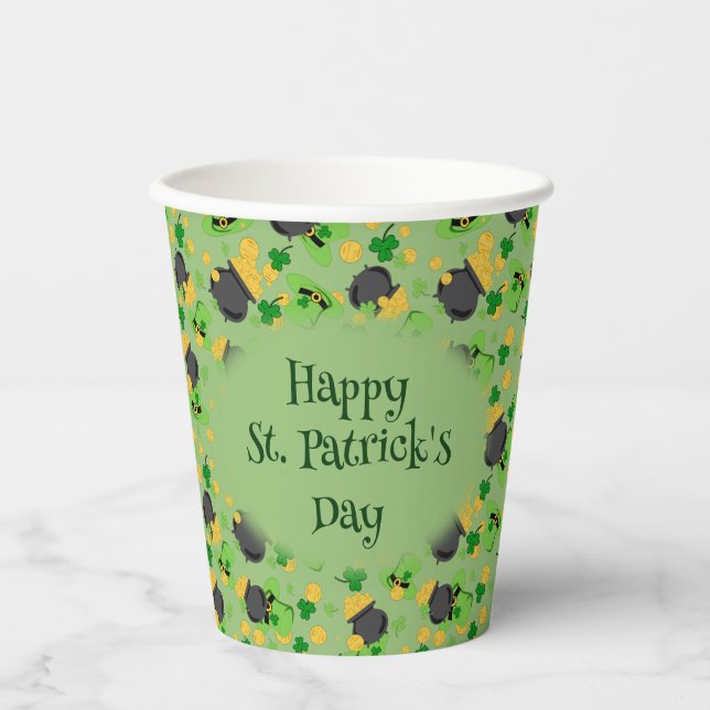 Cutesy Luck für den Irish Paper Cup Pappbecher (Vorderseite)