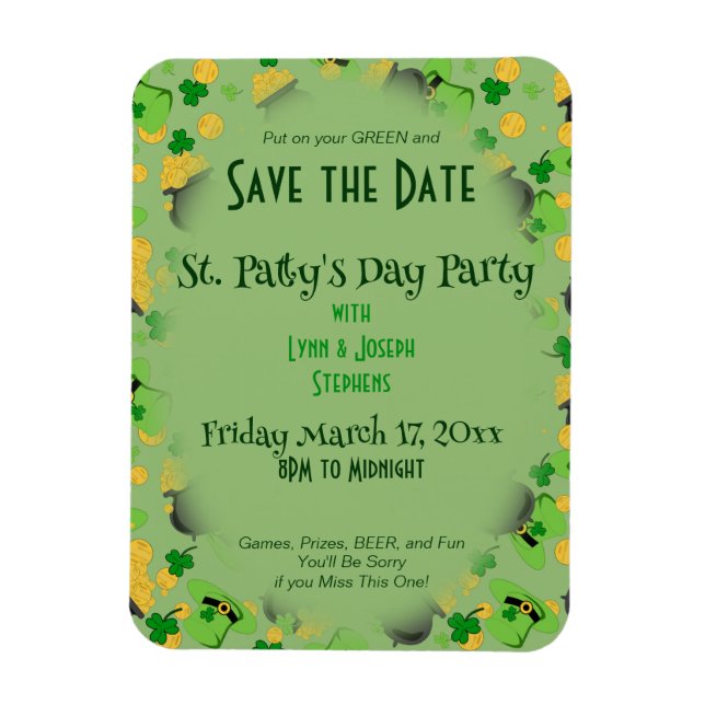 Cutesy Luck für die Iren Magnet (Vertikal)