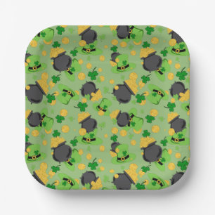 Cutesy Luck für die irische Papierplatte Pappteller