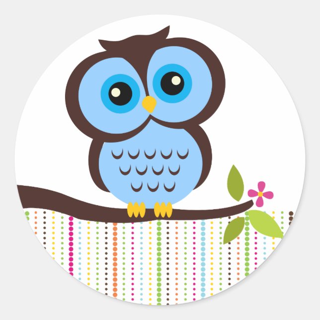 Cutesy Owl Stickers (Vorderseite)