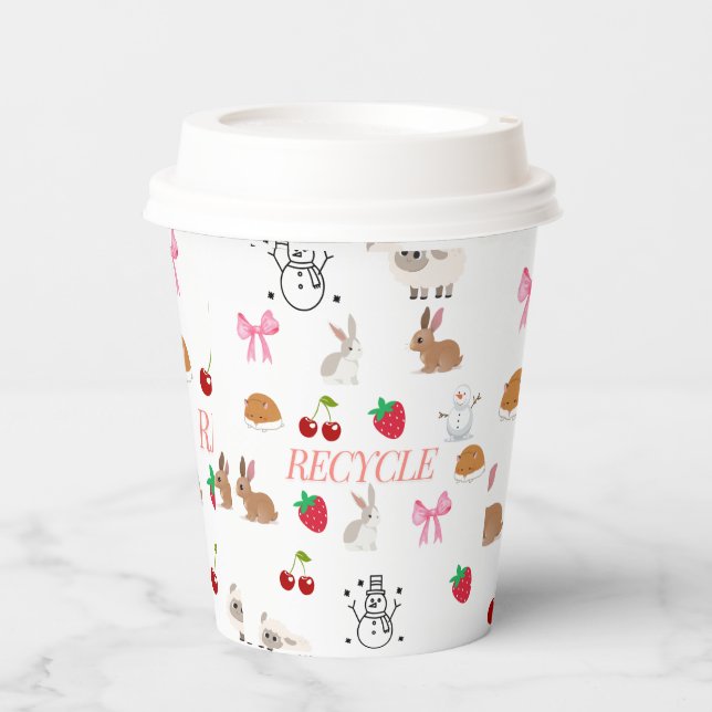 Cutesy Papercups Pappbecher (Vorderseite)