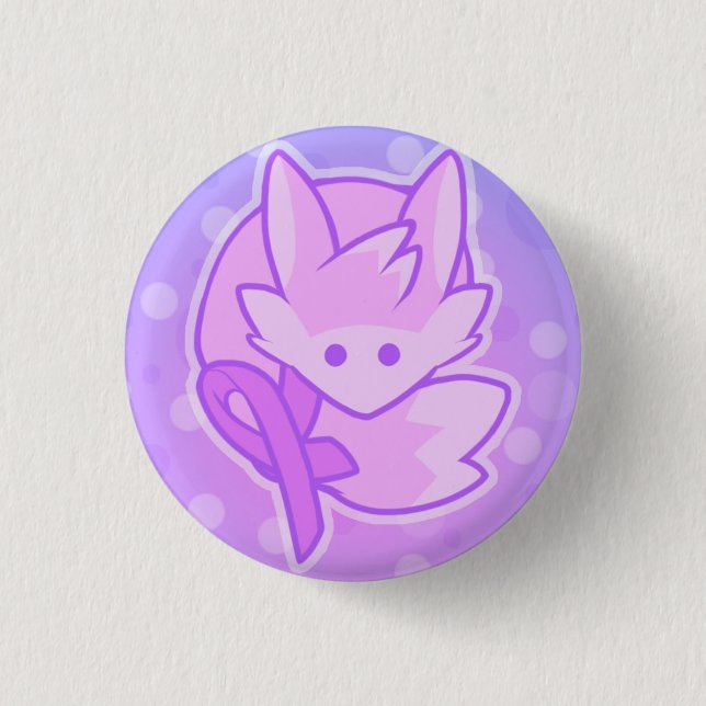CuteWolf StützButton Button (Vorderseite)