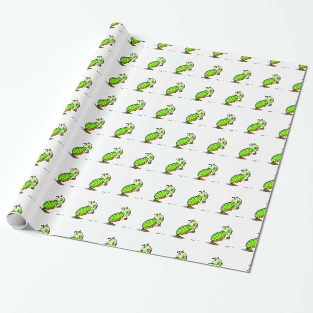 Cutey Bug Wrapping Paper Geschenkpapier (Ungerollt)
