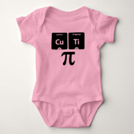 CuTi Pi - Baby Jersey Bodysuit (Pink) Baby Strampler