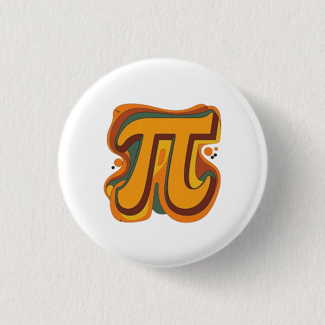 Cutie 3.14 Pi Day Magnet Button (Vorderseite)