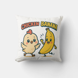 CUTIE CHICKEN BANANA! KISSEN