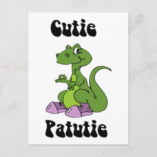 Cutie Patutie Dino Postkarte