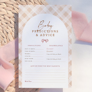 Cutie Pie Baby Shower Vorhersage- und Ratgeber-Spi