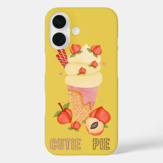 Cutie Pie-Handyhülle - Senf iPhone 16 Hülle