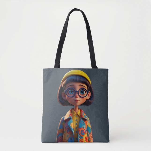 Cutie Pie Stylish Tote Bag  Tasche (Vorderseite)