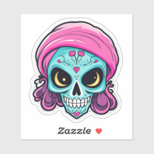 Cutie Skull Aufkleber