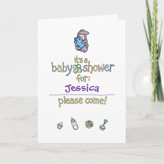 Cutietoots Babyparty-Einladung Einladung