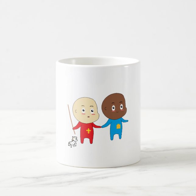 Cutiful Kids Art St. Nick Sinterklaas Babies Kaffeetasse (Mittel)