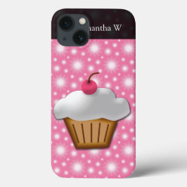 Cutout Cupcake mit rosa Kirsche oben Case-Mate iPhone Hülle