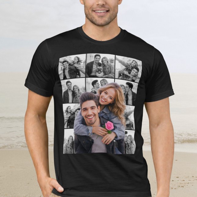 Cutout Photo Collage For Couple T-Shirt (Von Creator hochgeladen)