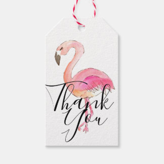 Cutr pink Flamingo vielen Dank für das Geschenk Ta Geschenkanhänger