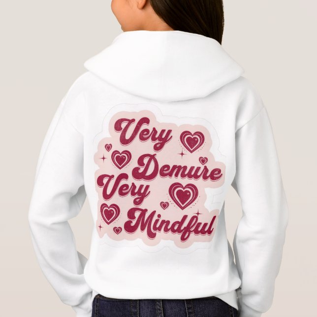 Cutsey Heart design hoodie (Rückseite)