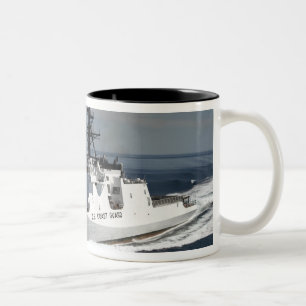 Cutter Waesche der US-Küstenwache 3 Zweifarbige Tasse