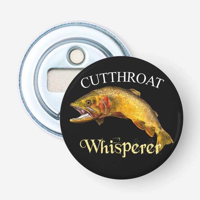 Cutthroat Trout Whisperer Dark Flaschenöffner (Vorderseite)