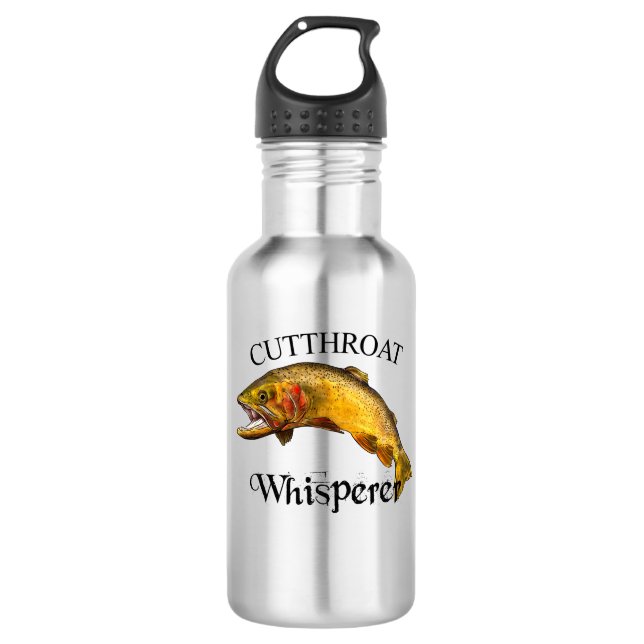 Cutthroat Trout Whisperlight Edelstahlflasche (Vorderseite)