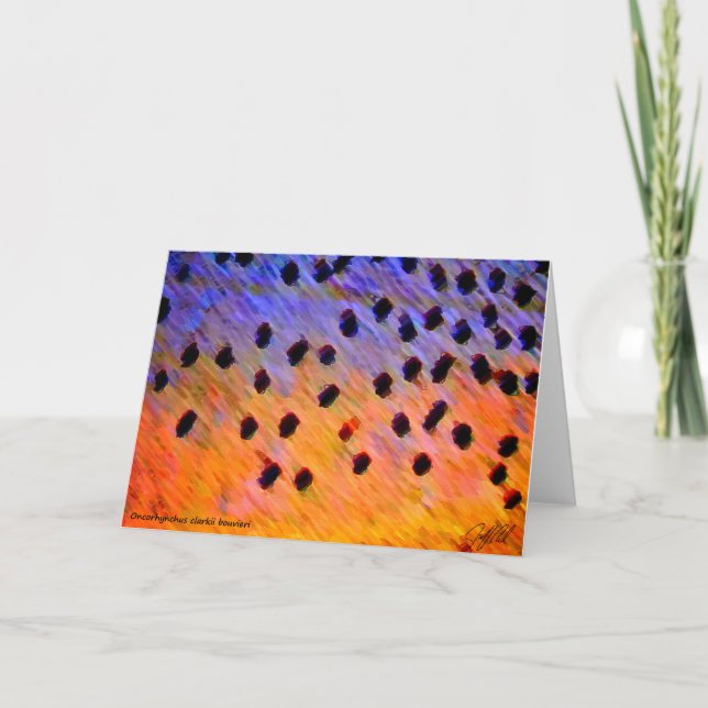 Cutthroforelle - Karte (Vorderseite)