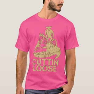 Cuttin Loose Lieben Western Reiten Cowboy schneide T-Shirt