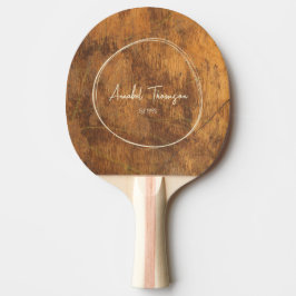 Cutting Block Name in Drawn Circle  Tischtennis Schläger